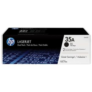 Original HP 35AD – CB435AD Black Toner Cartridge – DUAL PACK