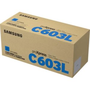 Original Samsung CLT-C603L High Yield Cyan Toner Cartridge